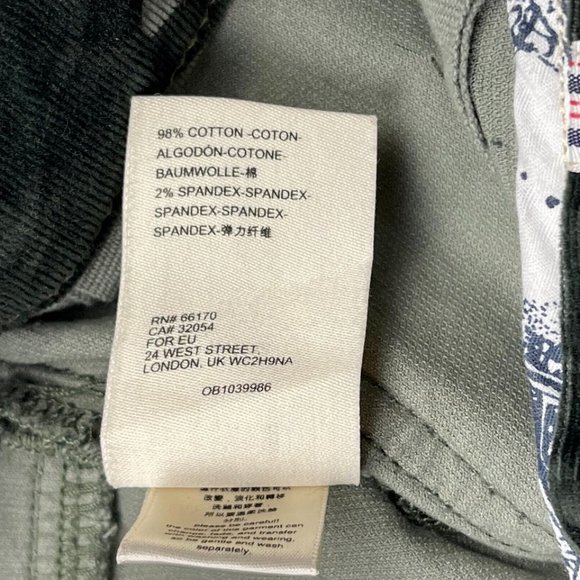 Anthropologie Pilcro High Rise Skinny Corduroy Camouflage Pants Women 26 Stretch - Picture 10 of 11